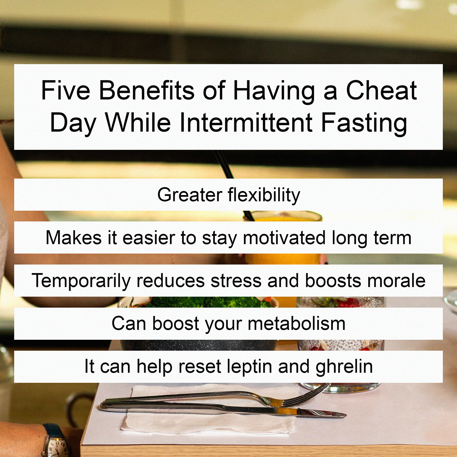cheat day intermittent fasting