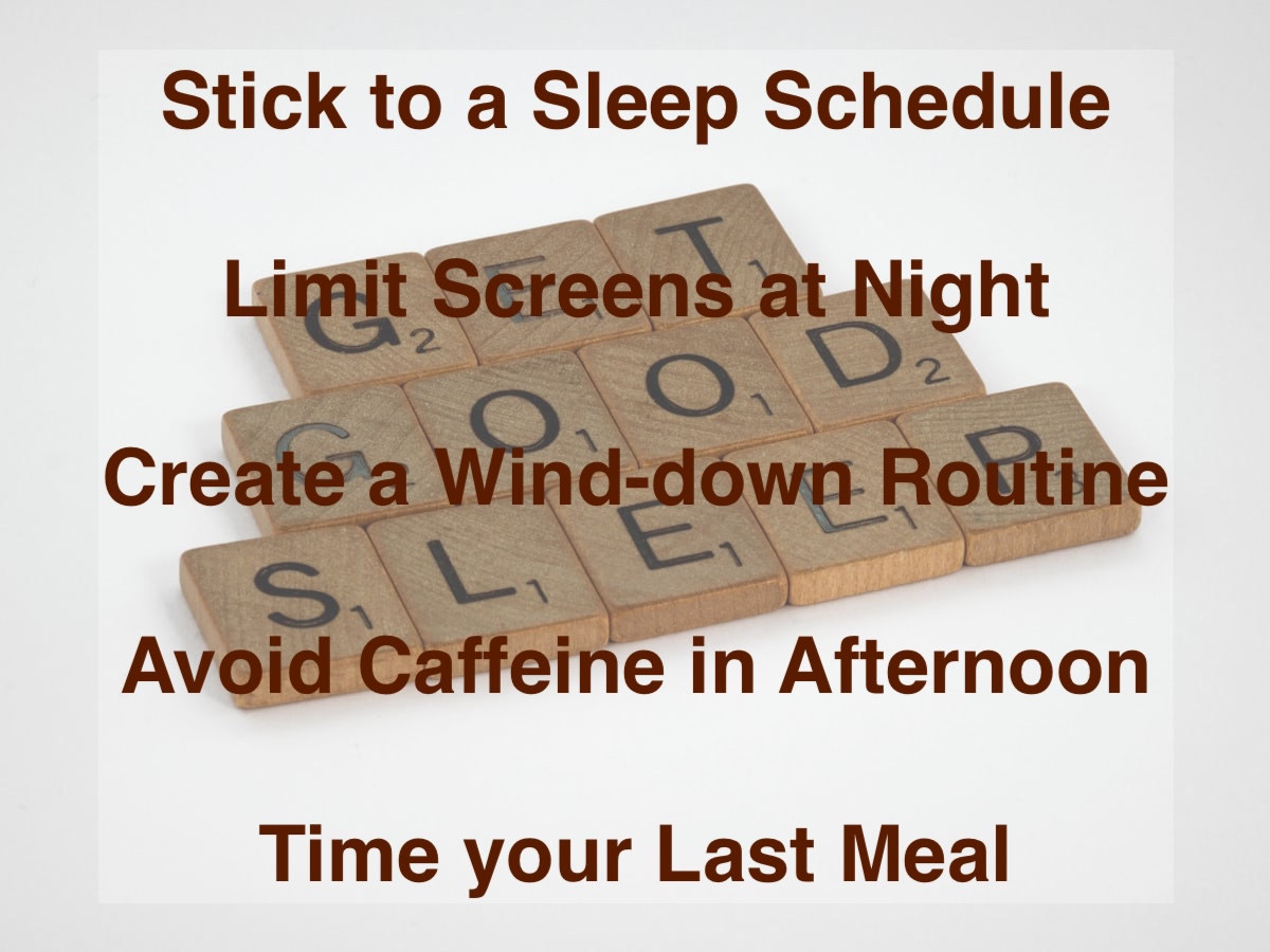 Get good sleep